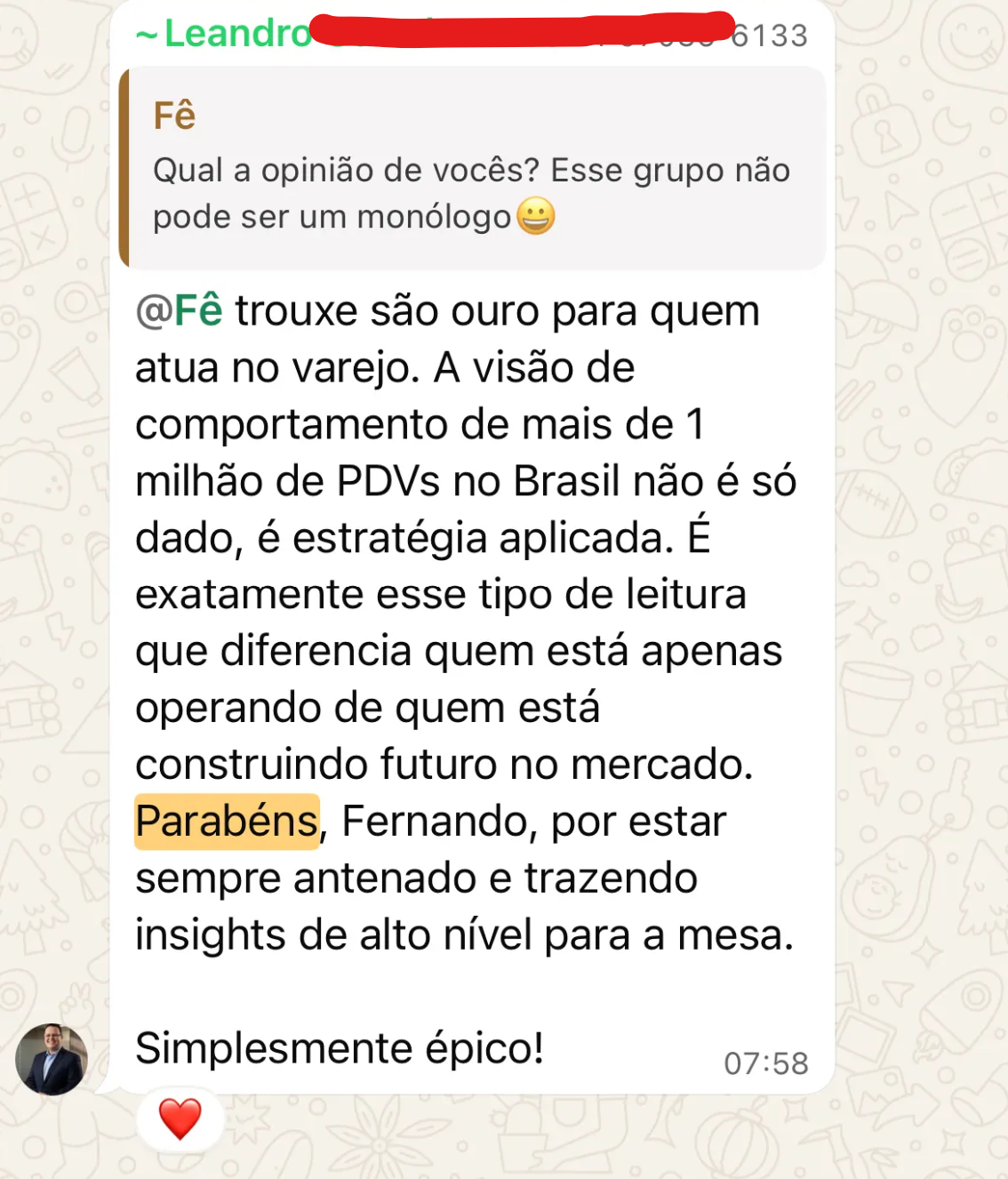 Depoimento real 2